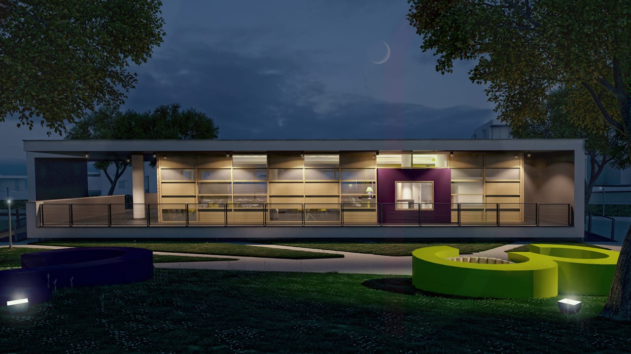 N-ES Architettura - 3D Asilo NIdo