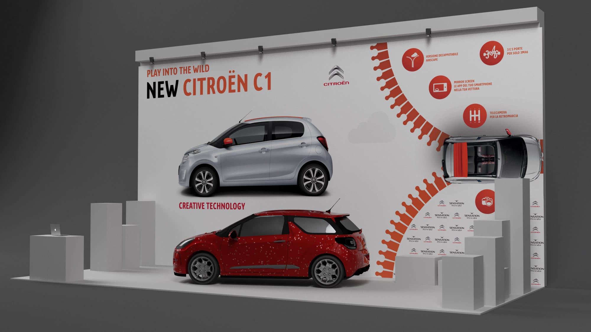 Citro&euml;n / Sensation White Stand