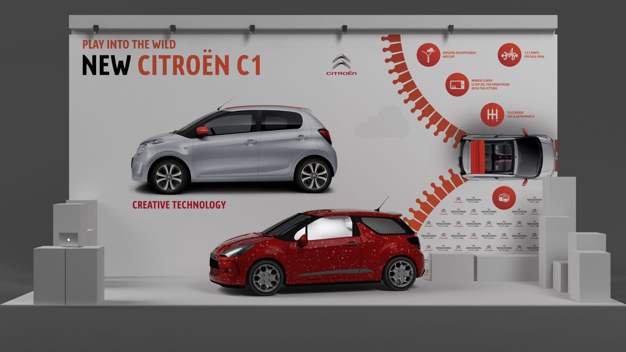 Citro&euml;n / Sensation White Stand
