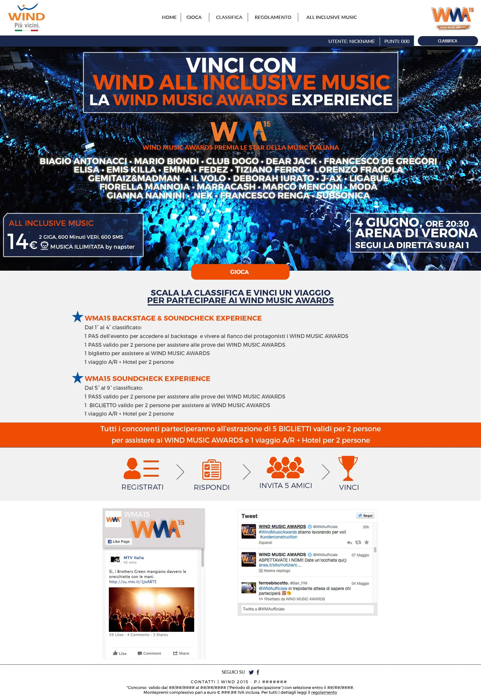 Wind Music Awards - Contest