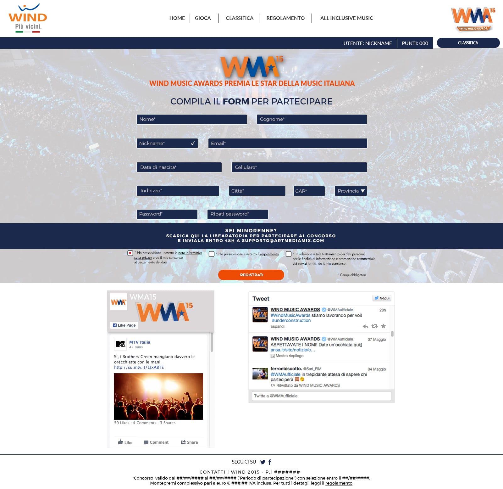 Wind Music Awards - Contest