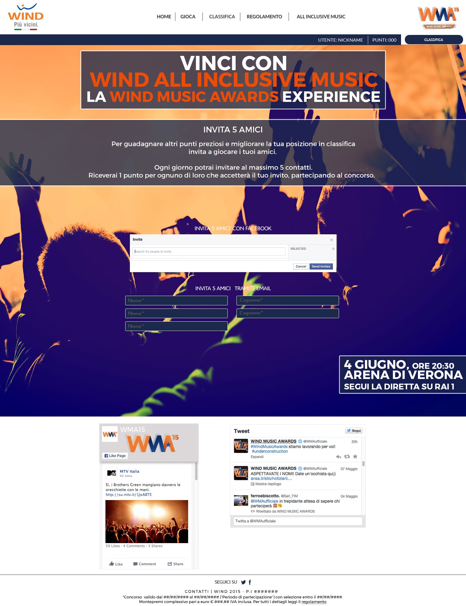 Wind Music Awards - Contest