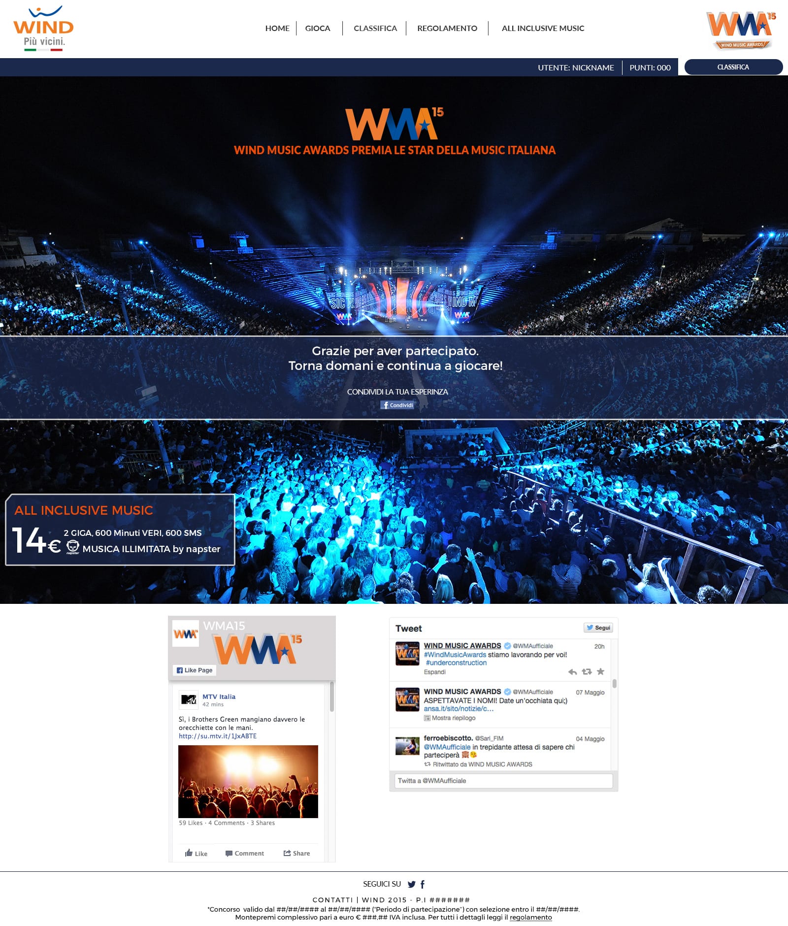 Wind Music Awards - Contest