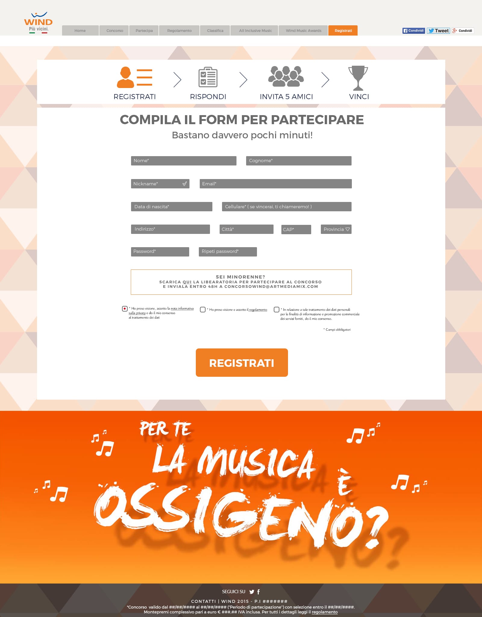 Wind Music Awards - Contest