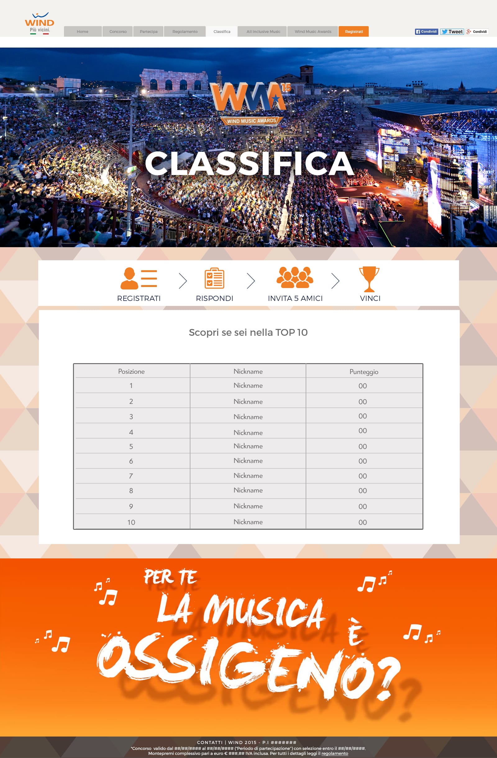 Wind Music Awards - Contest